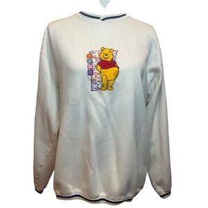 Vintage Winnie the Pooh 100 Acre Collection Sweatshirt Size Medium